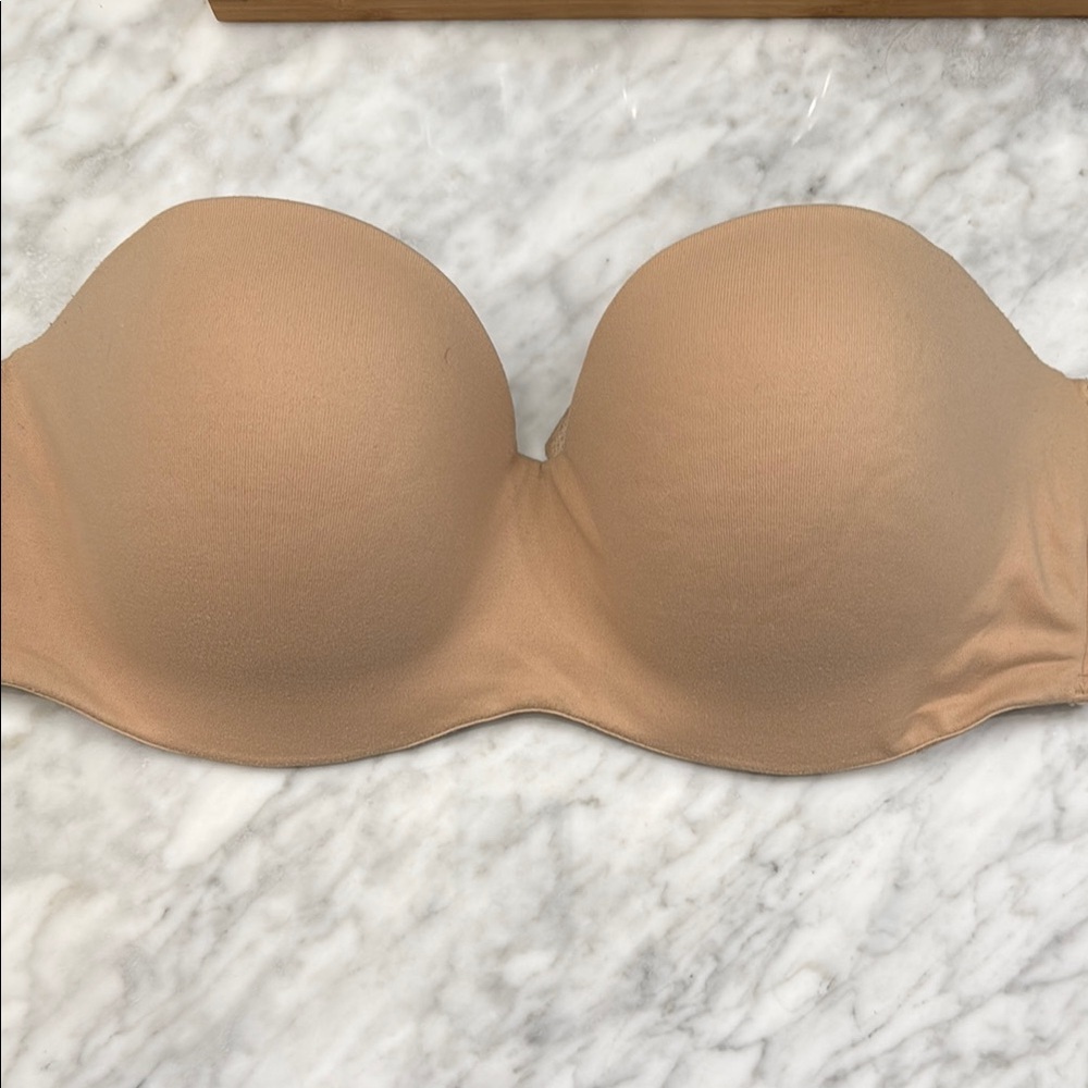 Victoria's Secret Nude Strapless Bra